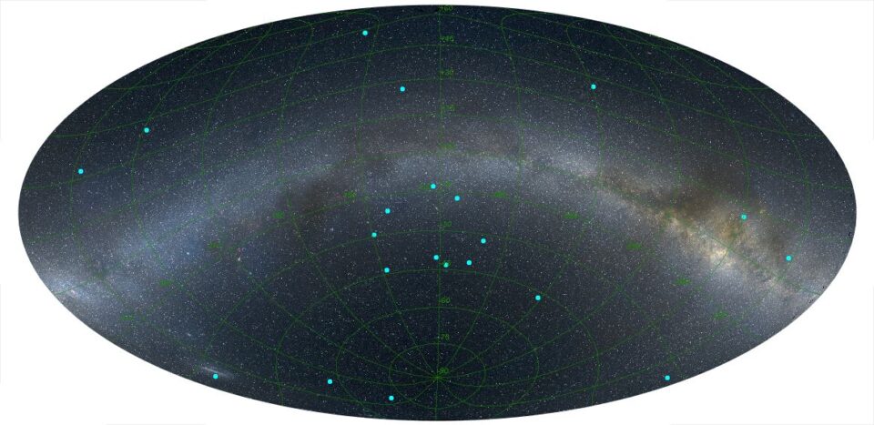 Giant GRB ring