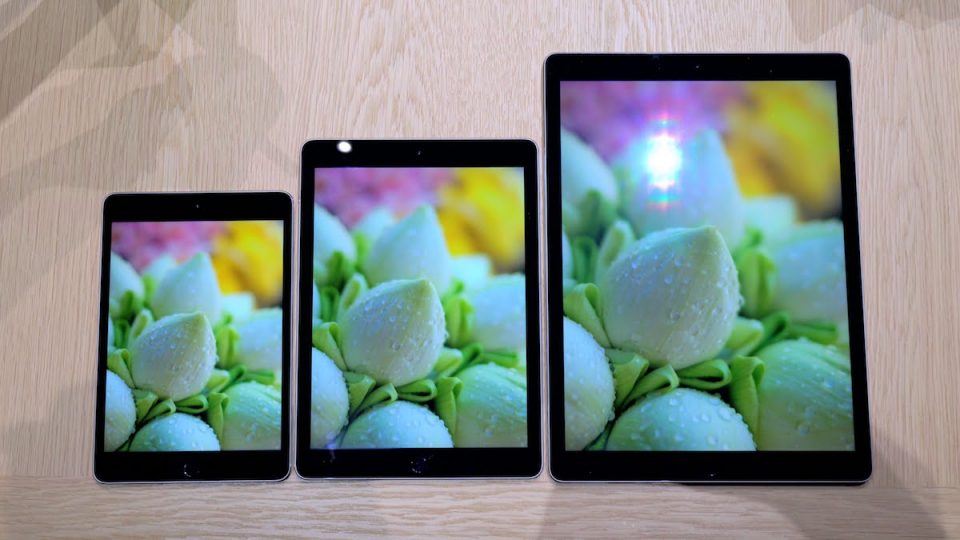 iPad Mini, iPad Air ve iPad Pro. Cidden büyük bir ekrandan söz konusu.