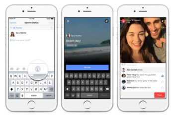 Facebook da canlı yayına başladı