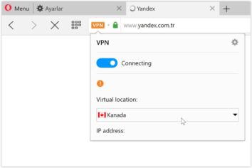 Opera’dan ücretsiz VPN