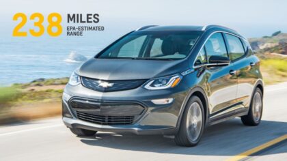 Chevrolet Bolt’un menzili 383 km