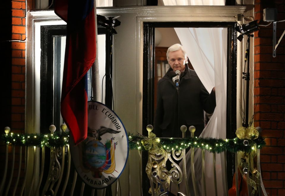 Julian Assange kısıldığı kapandan kurtulabilecek mi? (Fotoğraf: Peter Macdiarmid/Getty Images)