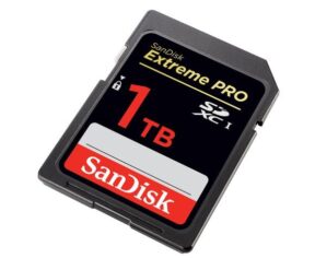 SanDisk 1 terabaytlık SD kart üretecek