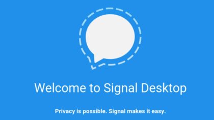Signal artık masaüstünde kullanılabiliyor