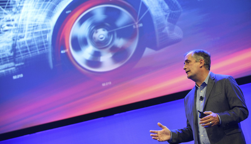 Intel CEO’su Brian Krzanich Los Angeles Otomobil Fuarı, Kasım 2016. Fotoğraf: Patrick T. Fallon