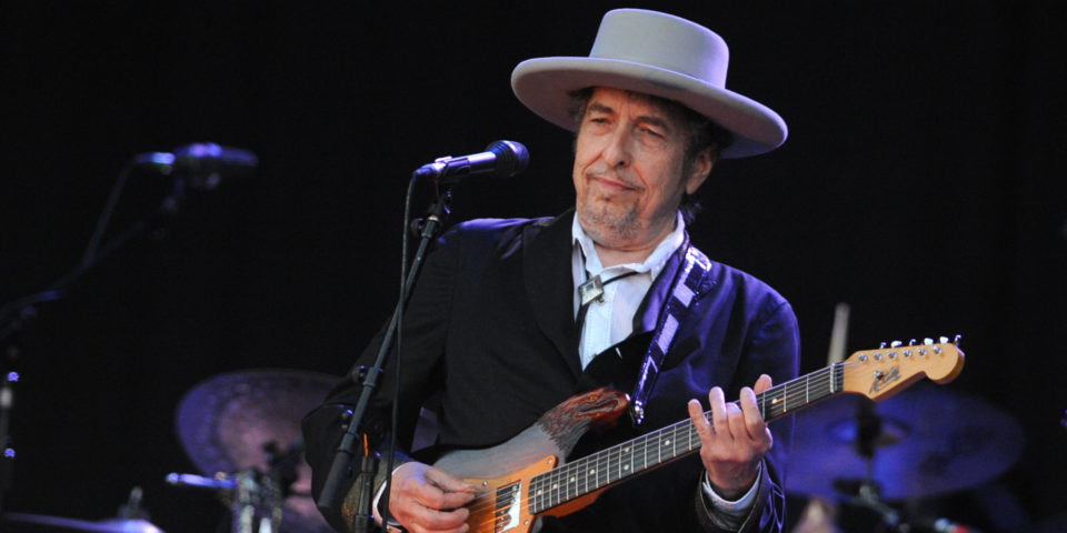 US legend Bob Dylan performs on stage du