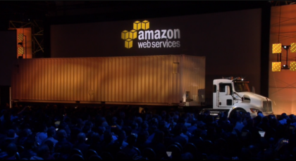 Amazon verileri buluta kamyonla taşıyor