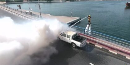 Dubai’nin uçan itfaiye erleri