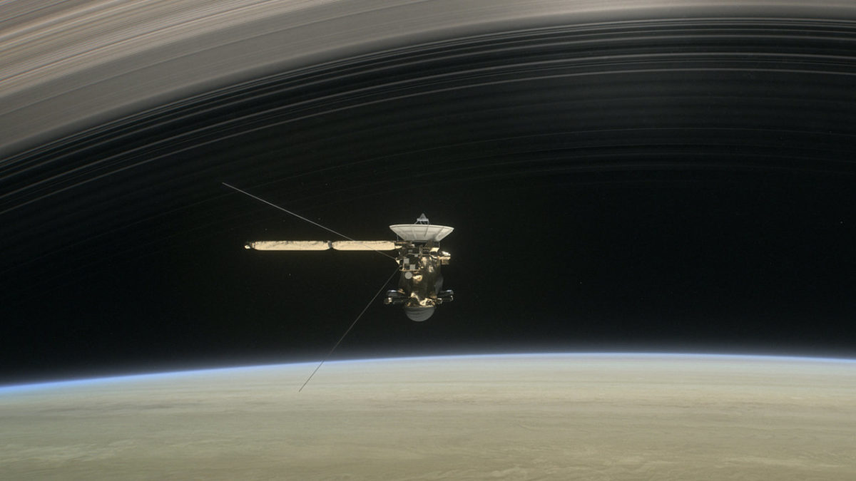 Cassini’den Satürn’e ‘veda busesi’