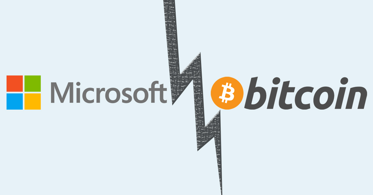 Microsoft Bitcoin ile ödemeyi bir süreliğine durdurdu