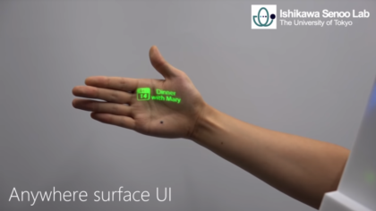 Boyunda taşınan projektör: Portable Lumipen