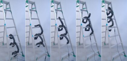 Merdiven çıkabilen robot yılan