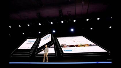 Samsung’un beklenen katlanabilir telefonu resmen ortaya çıktı