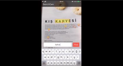 Ctrl+F’nin gerçek hayattaki yansıması: SearchCam