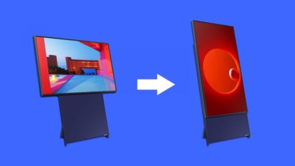 Samsung, dik videolar için dik TV geliştirdi
