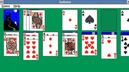 Windows Solitaire, video oyunların şeref listesine alındı