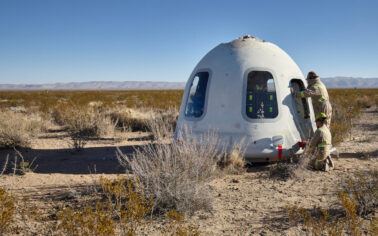 Blue Origin uzay turizmi kapsülünün videosunu yayımladı