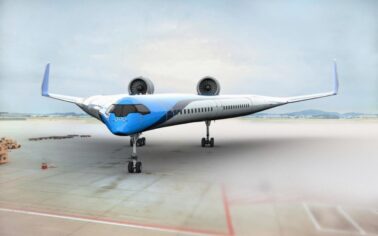 KLM Havayolları uçağın kanatlarına da yolcu yerleştirmek istiyor